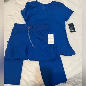 MedCouture Blue XS Scrubs NWT